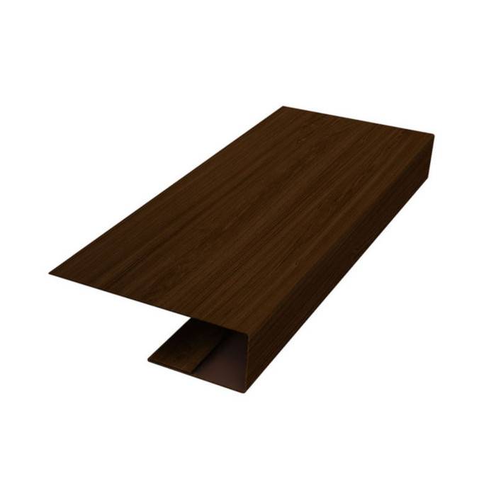 J-Профиль 12мм 0,45 Print Elite Choco Wood TwinColor (2,5м)