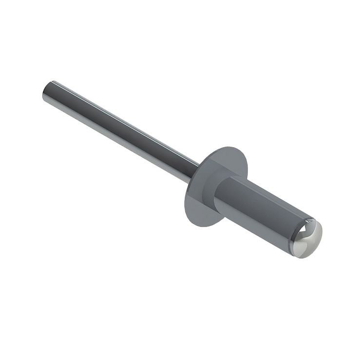 Заклёпка вытяжная Daxmer 4,0х10 RAL 7040 (750шт) нерж/нерж