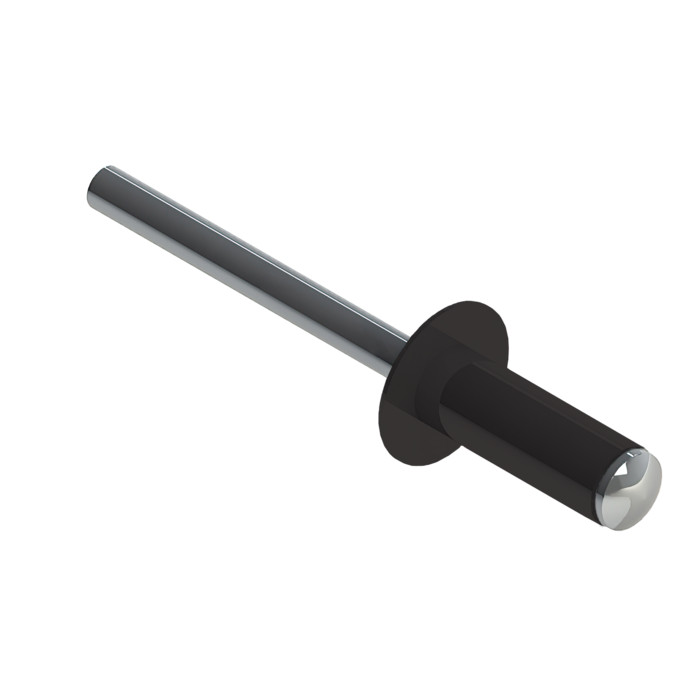 Заклёпка вытяжная Daxmer 3,2х8 RAL 8019 (20х1000шт) ал/ст