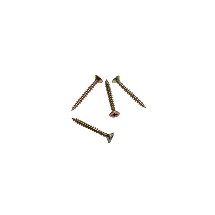 Саморез Rizzel Pz 3,5х20 (2000шт) шлиц Pz2 желтый цинк (короб)