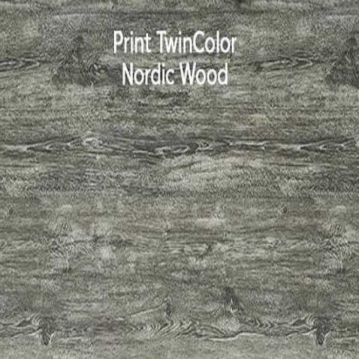 Металлический сайдинг Grand Line Вертикаль 0.45 мм classic Print Elite с пленкой Nordic Wood