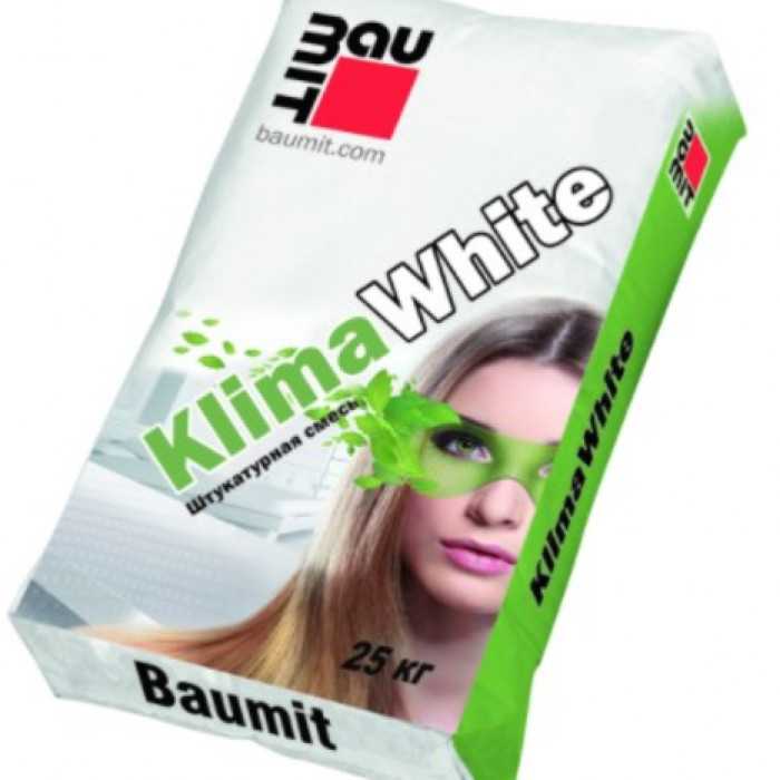 Штукатурная смесь Baumit KlimaWhite 25 кг