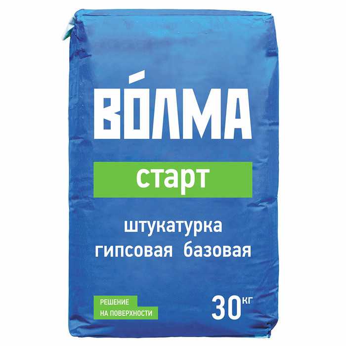 Штукатурка гипсовая ВОЛМА-Старт 30 кг