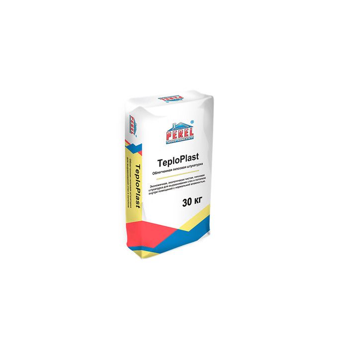 Гипсовая штукатурка PEREL TeploPlast 0529, белый, 30 кг